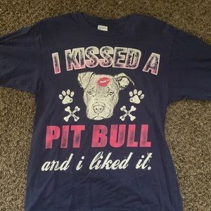“I kissed a pit bull and I liked it”